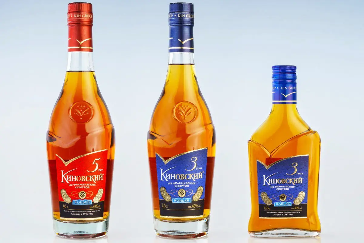 Kinovsky cognac: history, review, types, how to drink and distinguish a fake