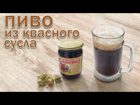 Kvass beer (beer drink) from kvass wort concentrate