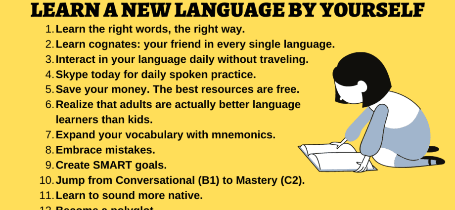 Learn a foreign language&#8230; for yourself