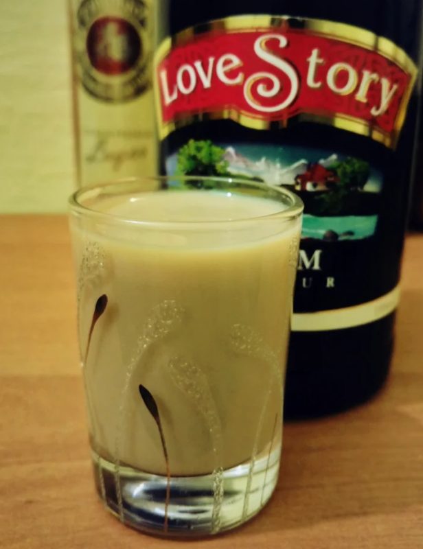 Liqueur Love Story (Love Story) &#8211; the Russian analogue of Irish cream