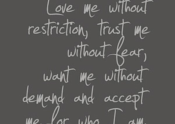 Love without restrictions