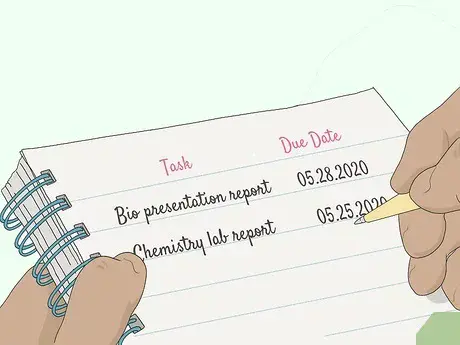 Make a to-do list and beat stress