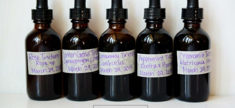 Making and using lemongrass tincture