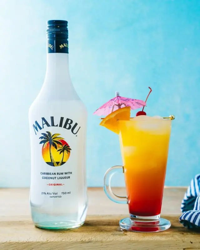 Malibu homemade coconut liqueur