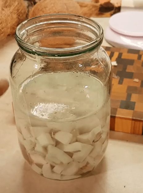 Malibu homemade coconut liqueur