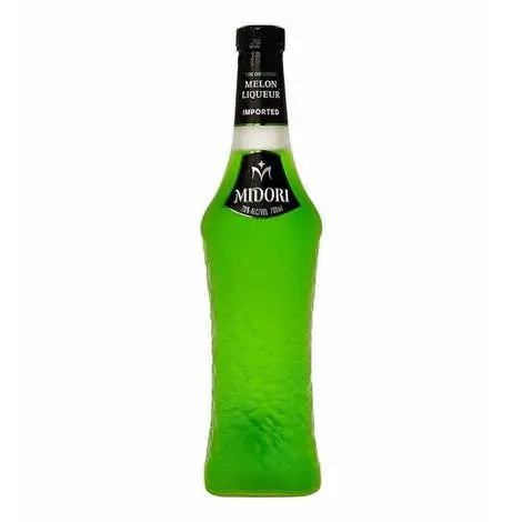 Melon liqueur on strong alcohol (vodka, alcohol, moonshine)