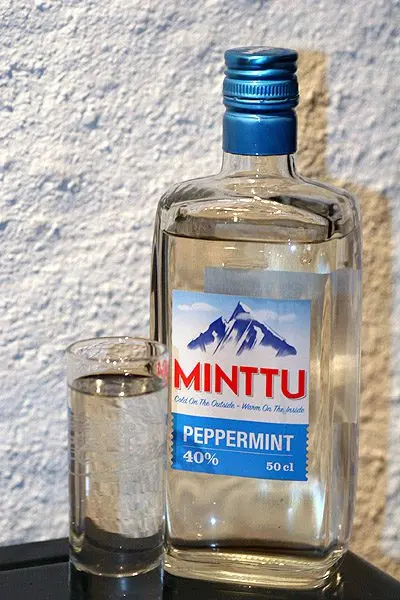 Minttu liqueur &#8211; a mint piece of northern cold