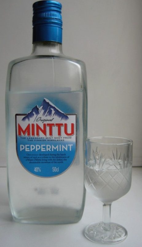 Minttu liqueur &#8211; a mint piece of northern cold