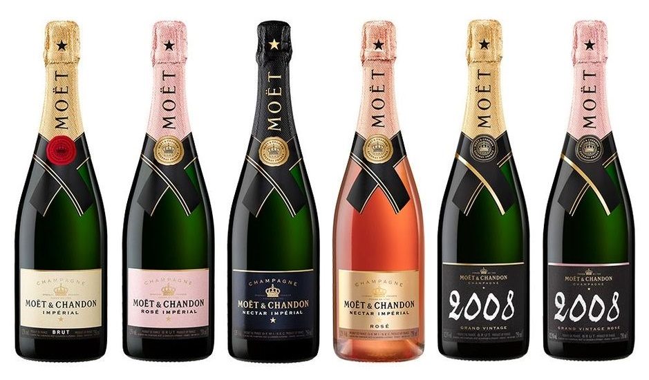 Моет виды. Моэт и Шандон шампанского. Moet Chandon 2008. Ассортимент шампанского. Шампанское на м.