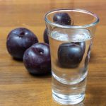 Moonshine from blackthorn (wild plum) with and without sugar