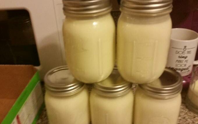 Moonshine from condensed milk