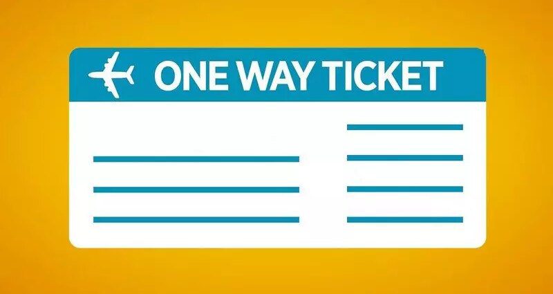 One way ticket