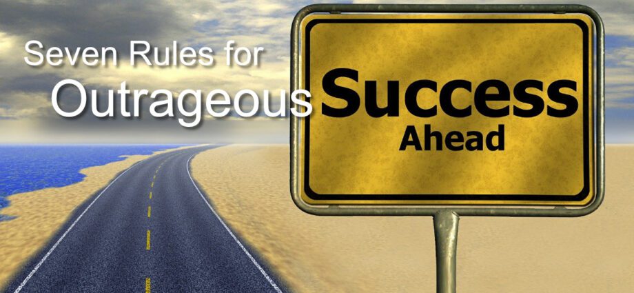 Outrageous image: how to become successful?