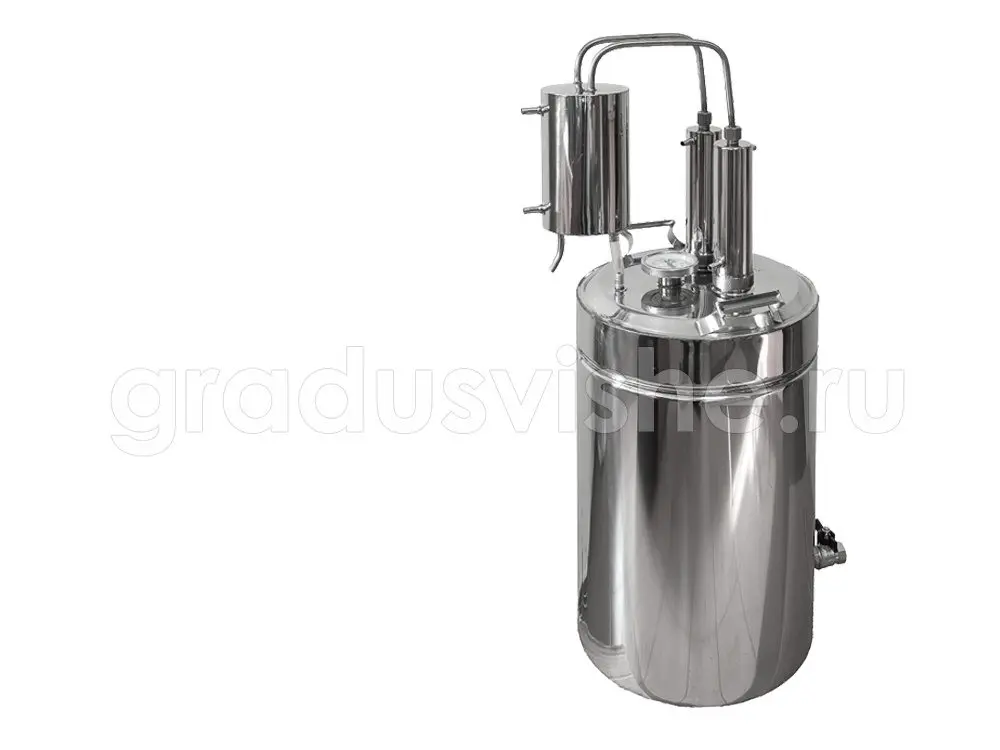 Overview of moonshine stills of double distillation (first generation): Alcohol, Gorilych, Khmel-master, Magnum, etc.
