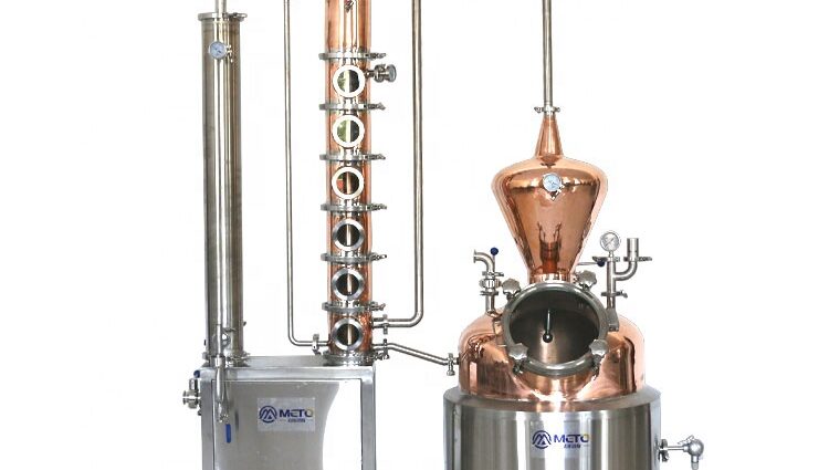 Overview of the Favorit moonshine still from Alcovar