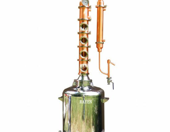 Overview of the moonshine still (mini-distillery) LUXSTAHL 8 (Luxstal 8)