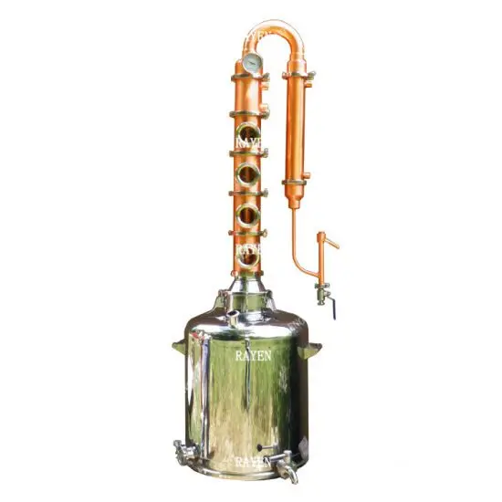 Overview of the moonshine still (mini-distillery) LUXSTAHL 8 (Luxstal 8)