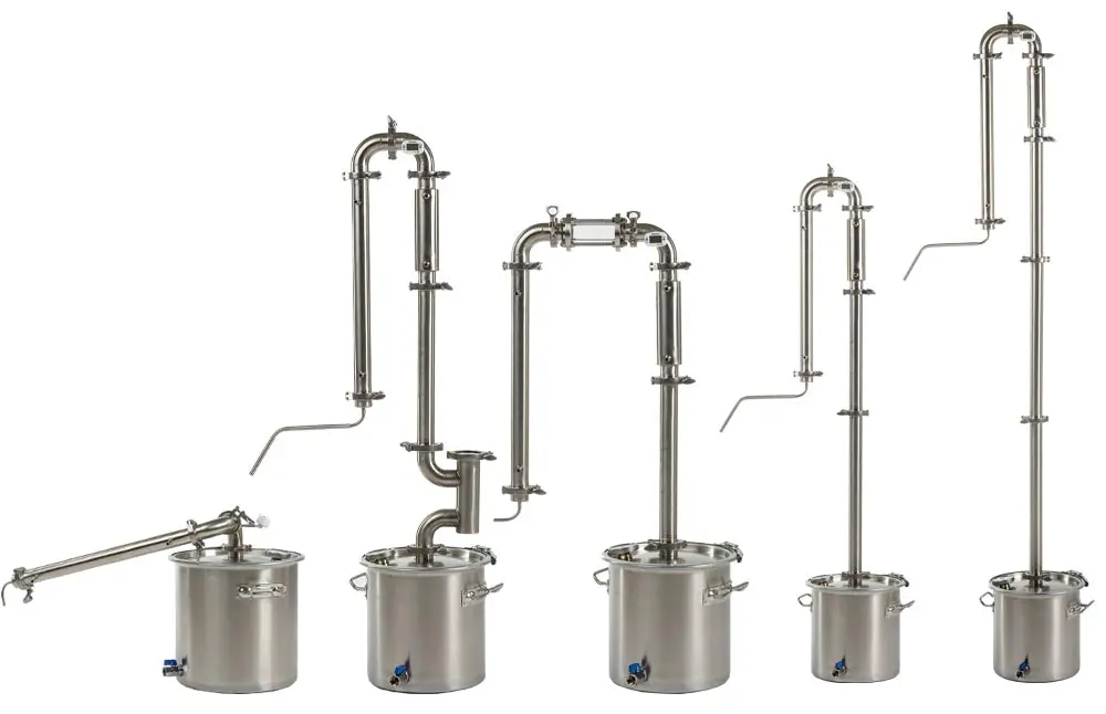 Overview of the moonshine still Wein 3 (Wayne 3)