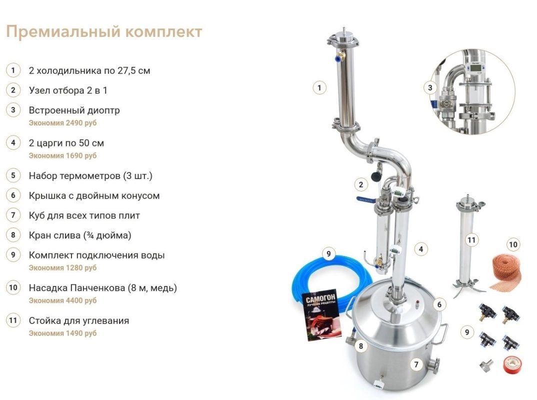 Overview of the Wein 6 PRO moonshine