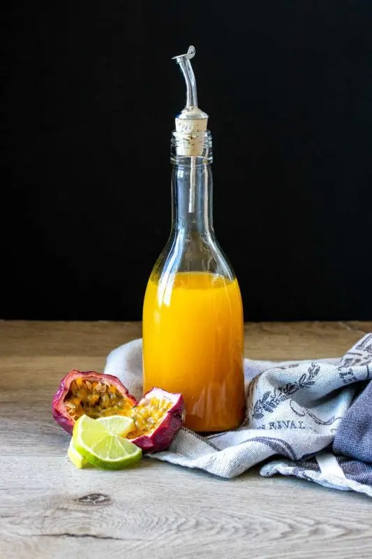 Passion fruit syrup: a recipe at home