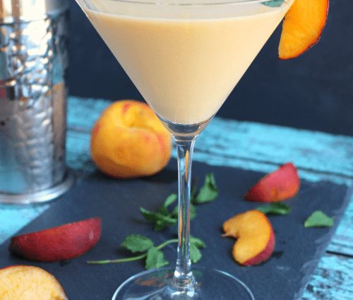 Peaches and Cream cocktail recipe