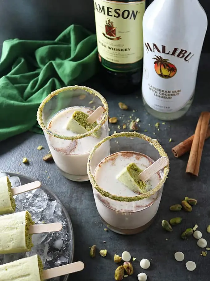 Pistachio liqueur: 2 recipes at home