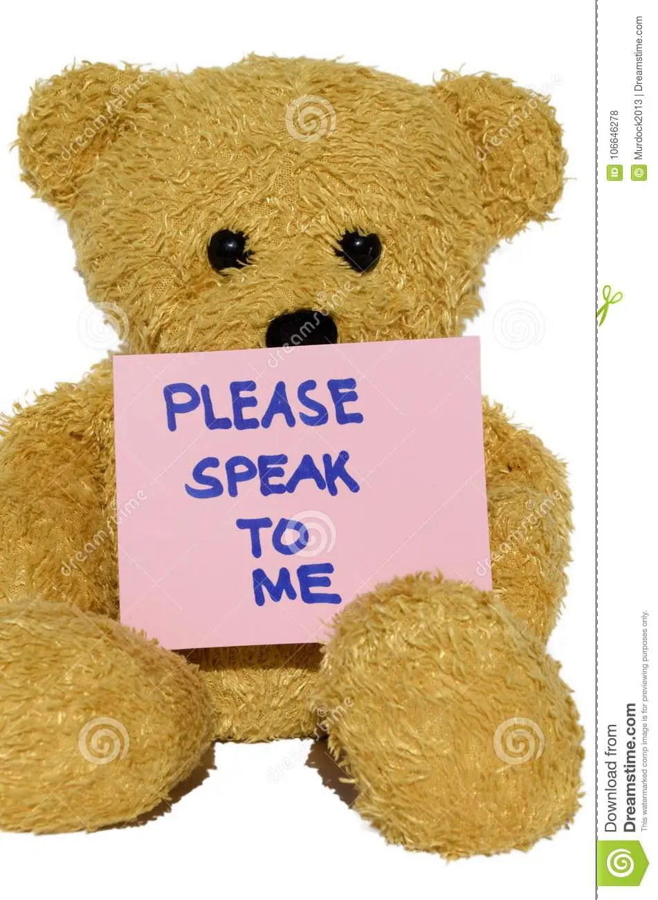 Please speak!