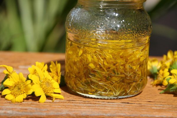 Preparation and application of arnica tincture