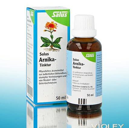 Preparation and application of arnica tincture