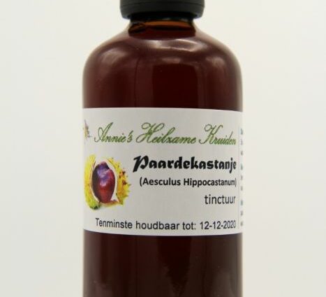 Preparation and application of horse chestnut tincture