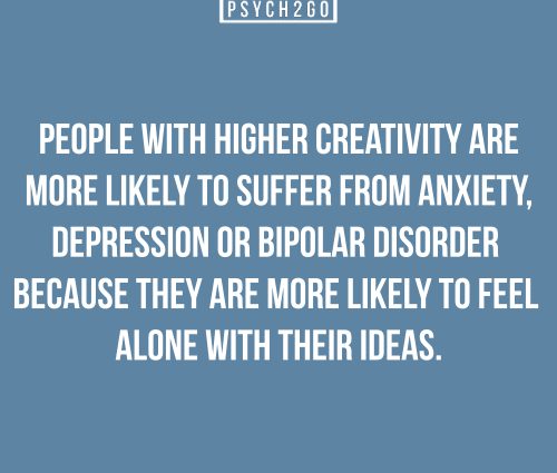 Prone to depression? The reason is creativity