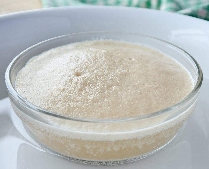 Proper sugar mash on alcohol yeast