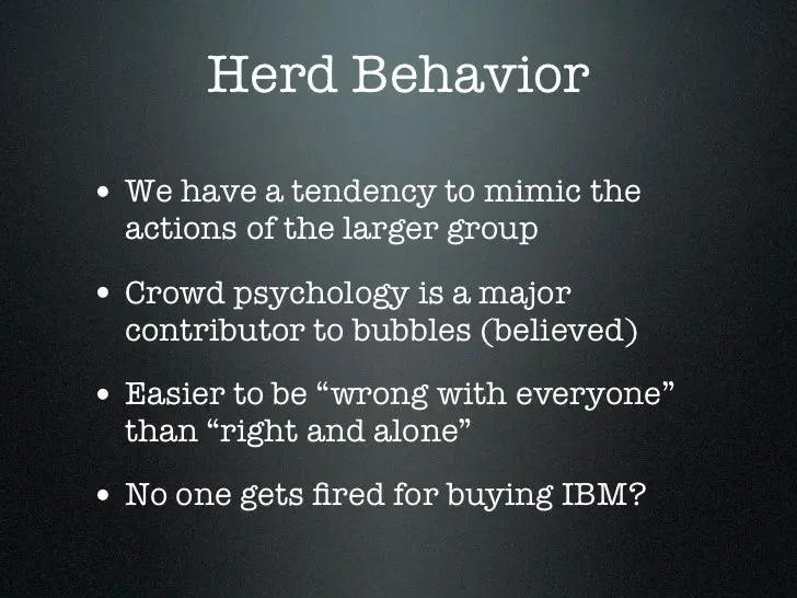 Psychology of behavior: how does the herd mentality control us?