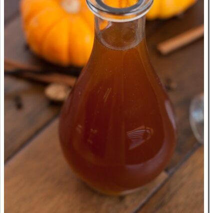 Pumpkin tincture on vodka (moonshine, alcohol)