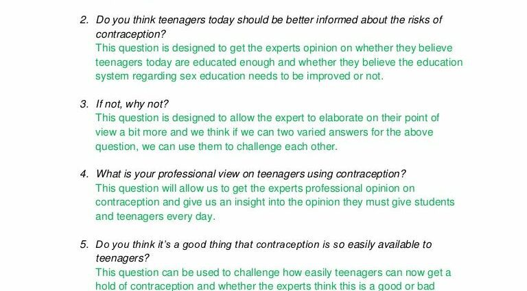 Question to the expert: what do teenagers think about