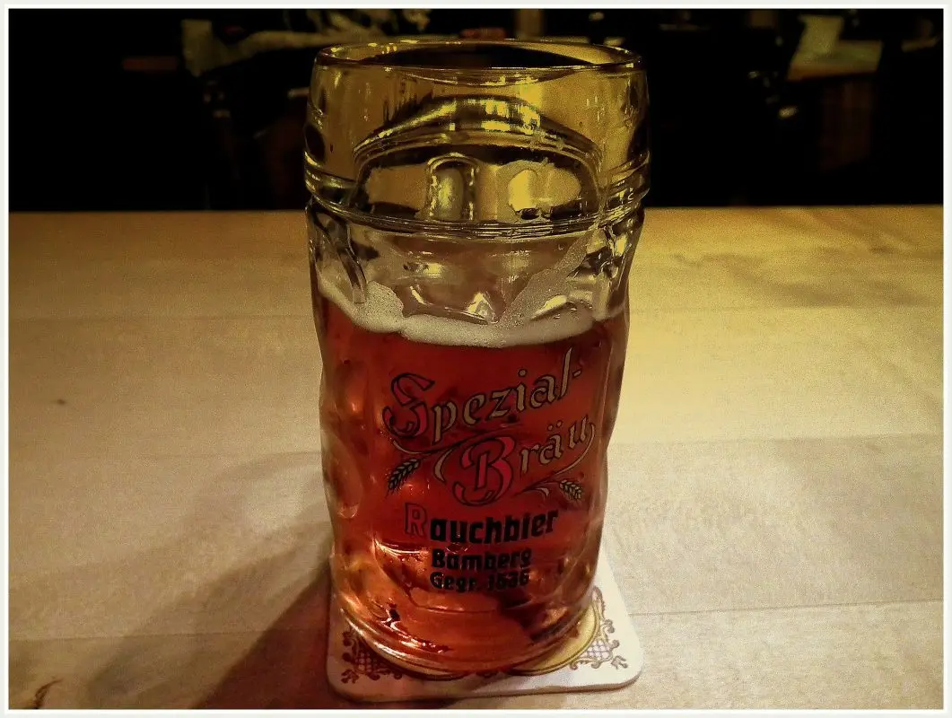 Rauchbier is a smoked beer from Franconia.