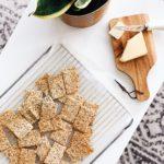 Recipes for homemade crackers in the oven with spices and garlic