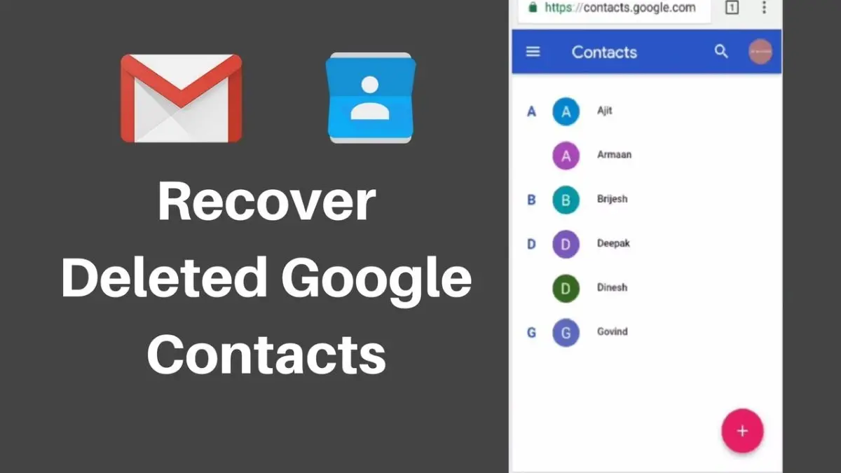 Restore contact
