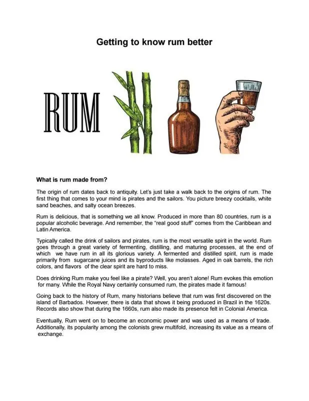 Rum: what you need to know, history, classification + how to drink and choose