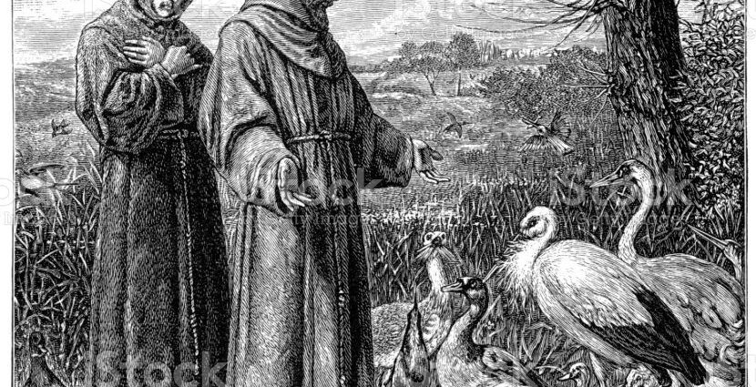 Saint Francis, interlocutor of people and birds