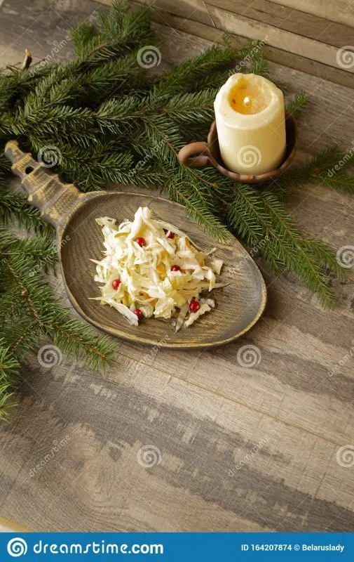 Sauerkraut with vodka for the winter