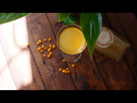 Sea buckthorn liqueur preparation technology