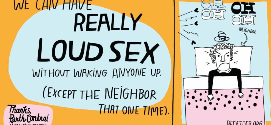 Sex is loud!