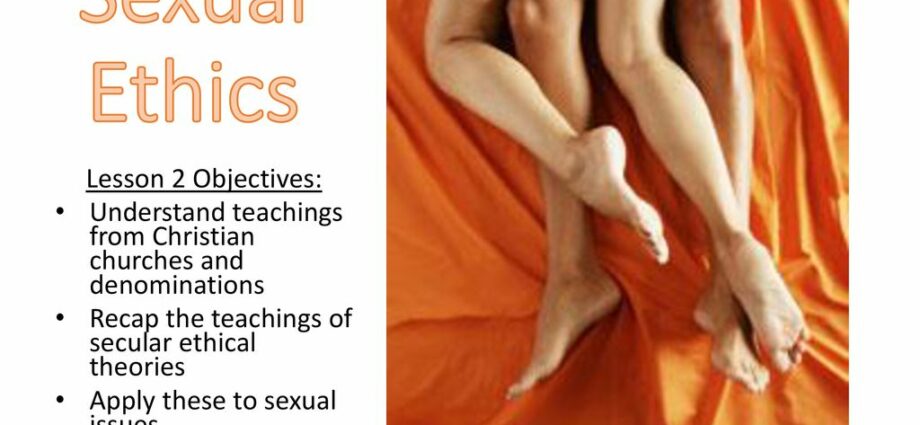 Sexual ethics: how can we understand each other?