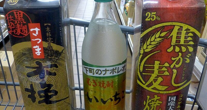 Shochu (Shōchū) &#8211; Japanese moonshine originally from the island of Kyushu