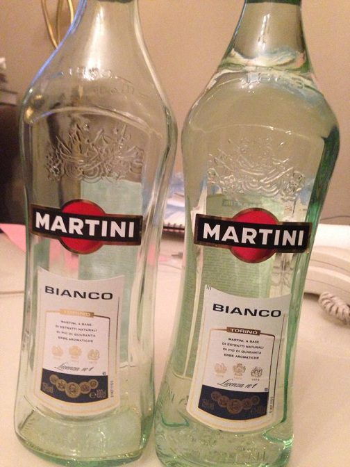 Signs of a fake martini