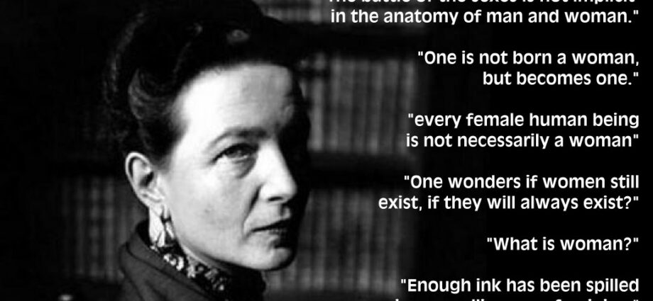 Simone de Beauvoir, free woman