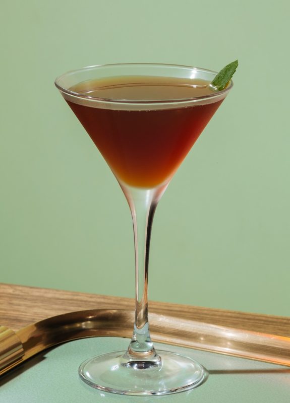 Stinger (mint-stinging cocktail)