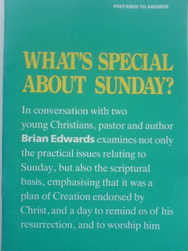 Sunday: what&#8217;s special about it?