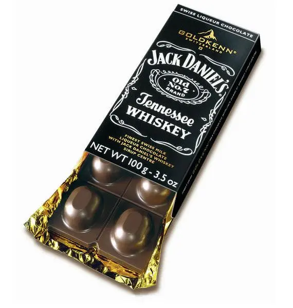 Sweets from Jack Daniels: chocolate and candy